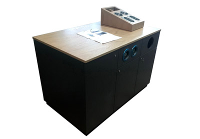Kaffeepoint f�r Kaffeeautomaten mit Becherauszug, Schubladen und Zubeh�rkasten